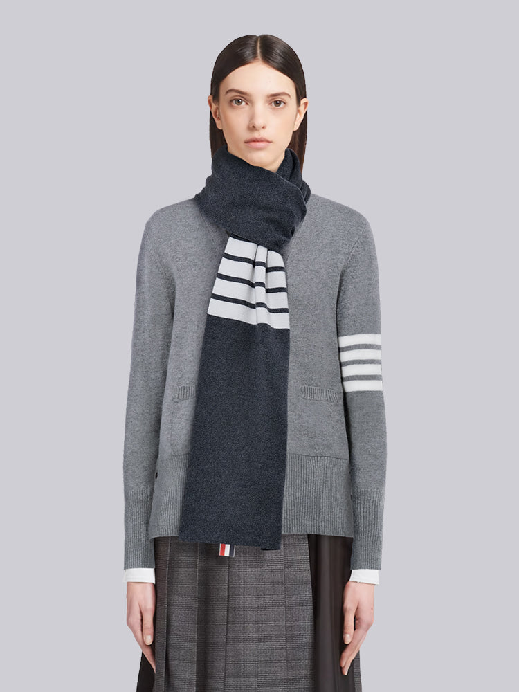 Solid color couple scarf