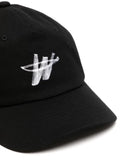 We11done logo-print baseball cap