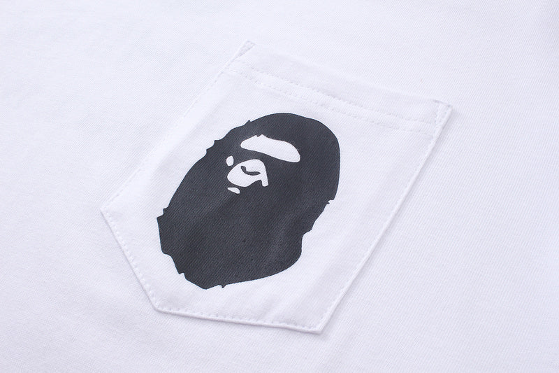 BAPE Big Ape Head Pocket Men's T-Shirt - White