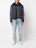 Moorer high-neck padded gilet