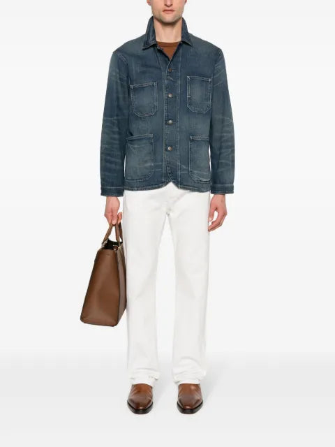 Ralph Lauren RRL Torrington wash denim shirt jacket