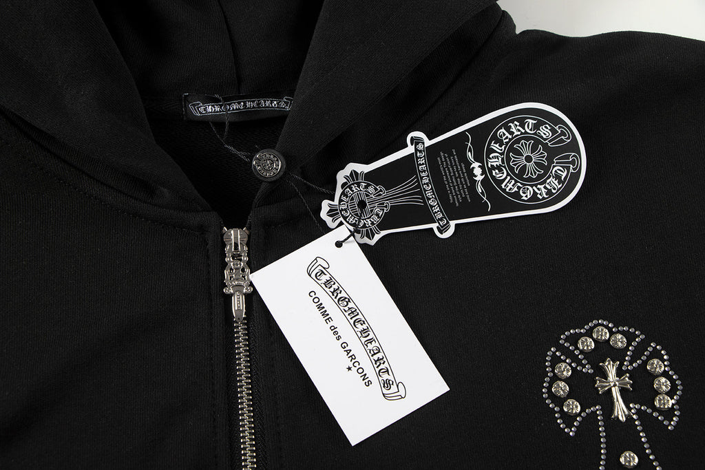 Chrome Hearts New Zip Up Hoodie -TQ02