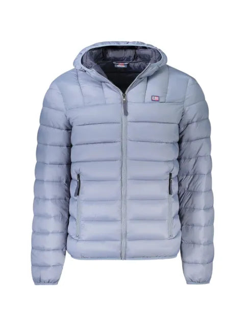 NORWAY 1963 quilted-design hooded jacket