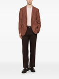 Eleventy pinstripe notched-lapel blazer