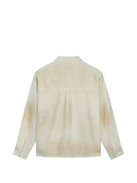 Arte Antwerp Dusty zip-up linen shirt
