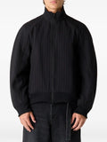 sacai pinstripe bomber jacket