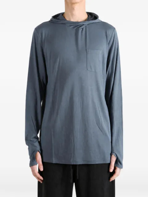 Free Fly pocket-detail long-sleeve hoodie