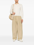 extreme cashmere button-up knitted cardigan