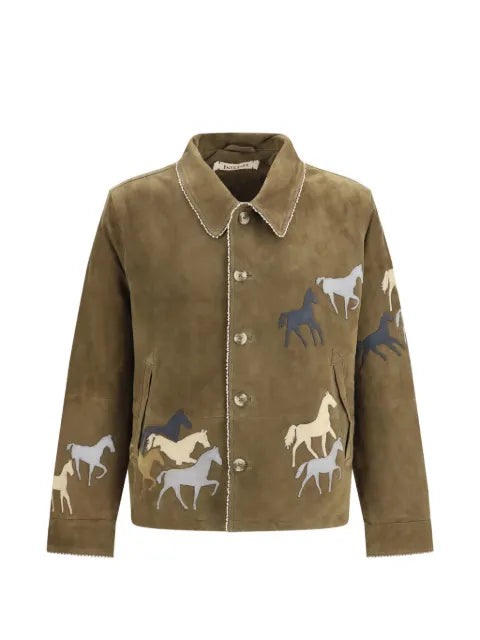 Baziszt Valero horse-patch jacket