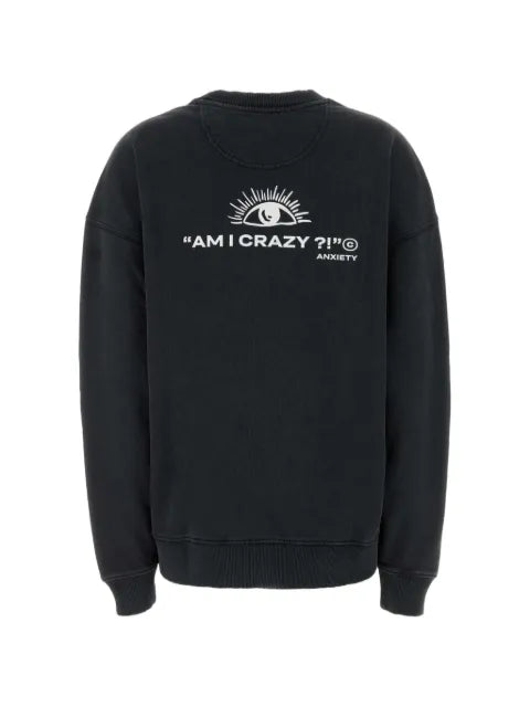 11 11 L.U.C.K. Anxiety graphic-print sweatshirt