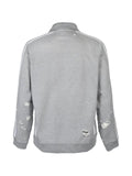 Needles damaged cotton-jersey track jacket