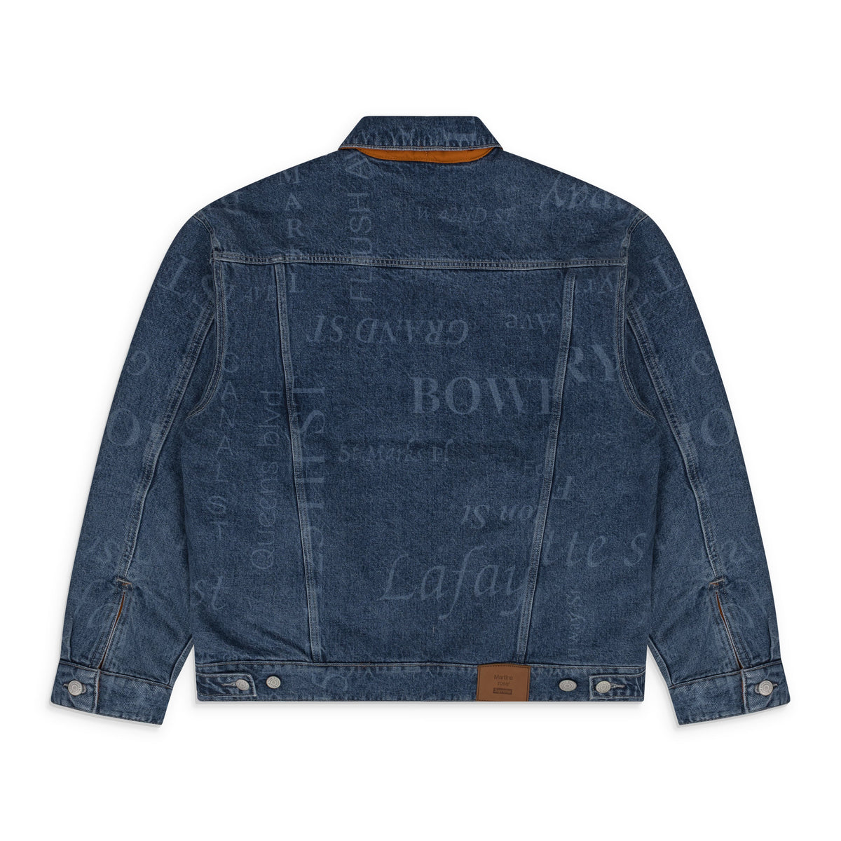 x Martine Rose Washed Blue Reversible Trucker Jacket