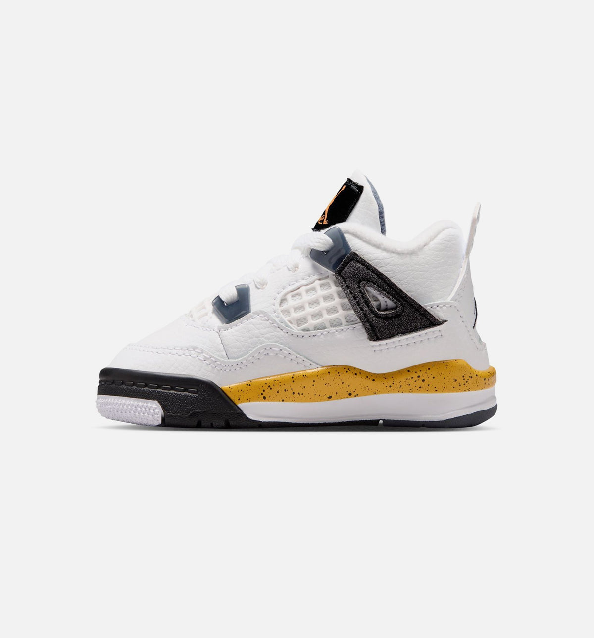 Air Jordan 4 Retro Rare Air Tour Yellow – Infant & Toddler Lifestyle Shoe | White/Dark Blue Grey/Black/Tour Yellow