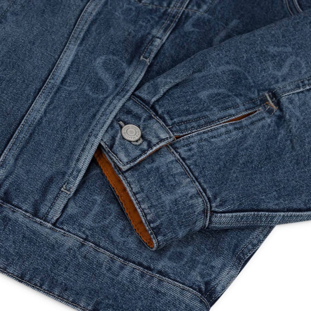 x Martine Rose Washed Blue Reversible Trucker Jacket