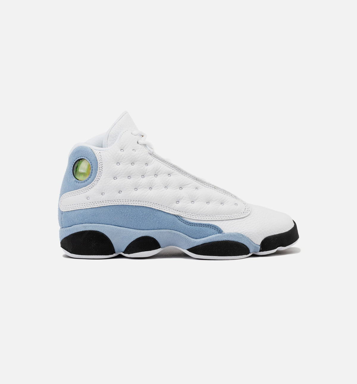 Air Jordan 13 Retro Blue Grey Grade School Lifestyle Shoes - White/Blue Grey/Black/Yellow Ochre