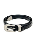 Our Legacy Vintage Metal Buckle Full Grain Leather Unisex Waist Belt
