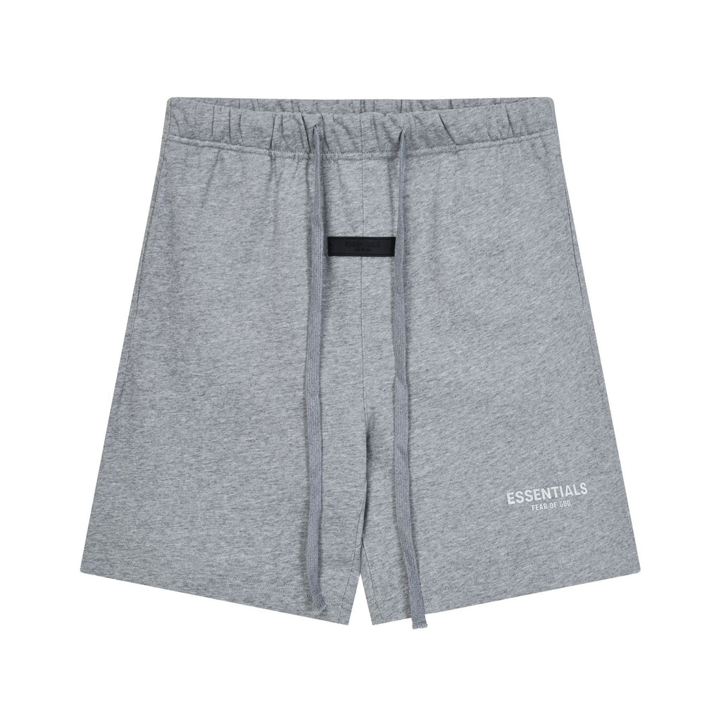 Fear Of God Essentials Rubber Small Letter Sweat Shorts Streetwear