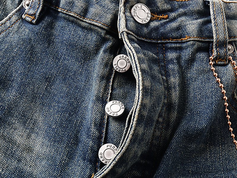 Purple Brand Blue Washed Flare Jeans