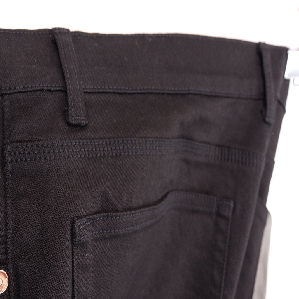 Purple Brand Washed Black Distressed Jeans