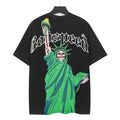 Godspeed Statue of Liberty Skull Graphic T-Shirt