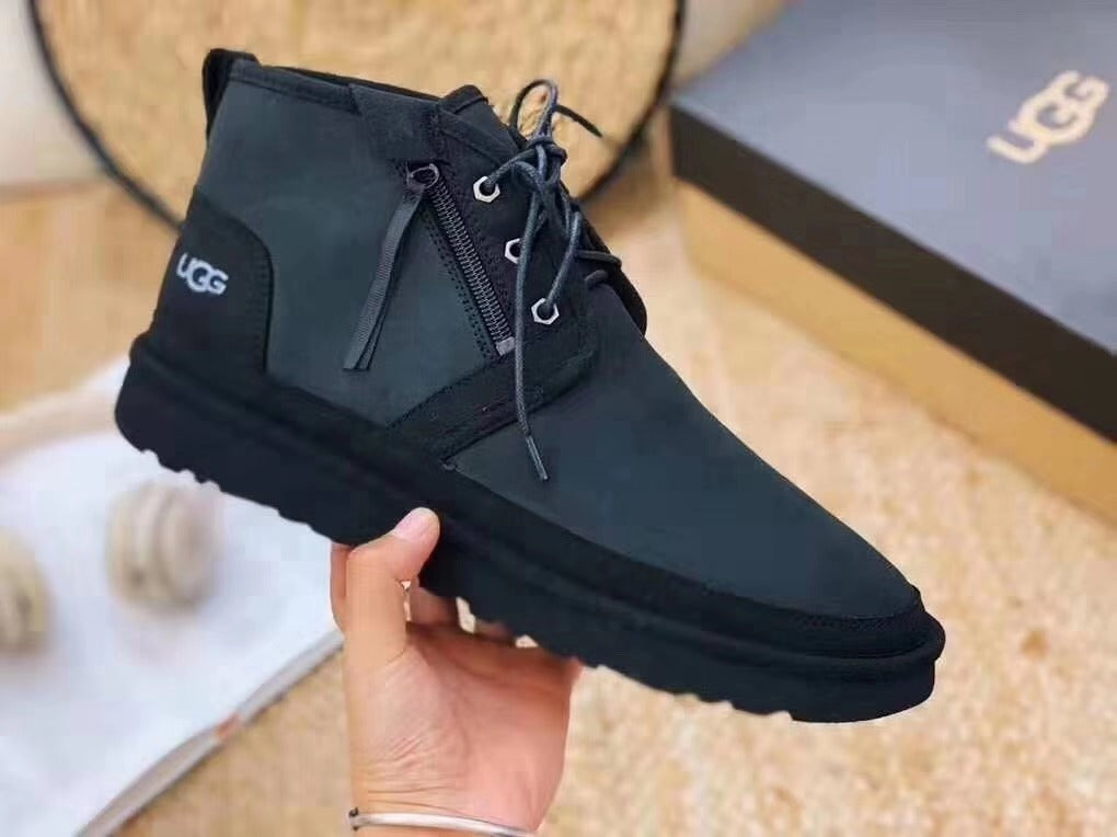 Black Neumel Zip Upgrade Boots — New Arrival | In Stock