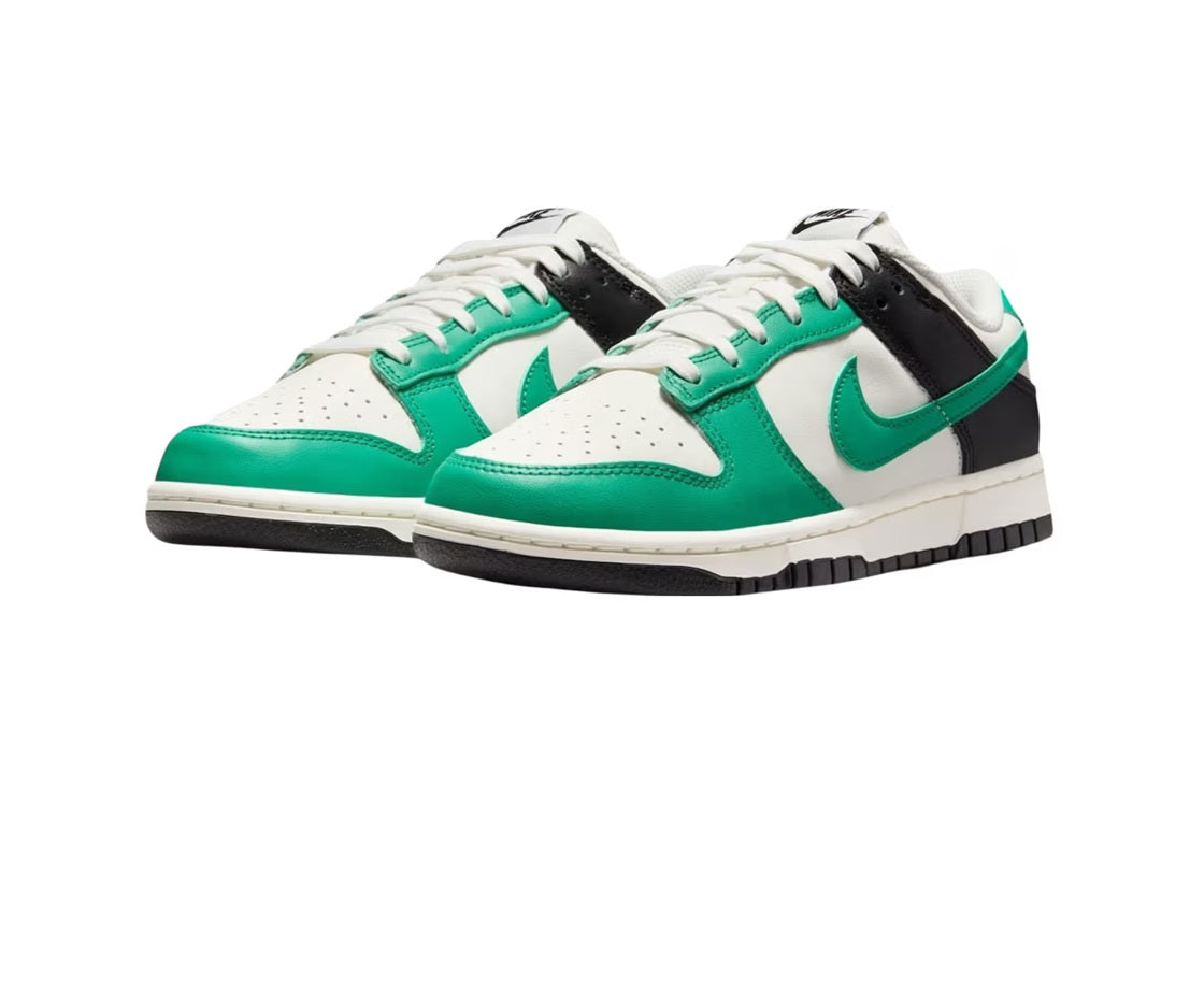 Women's Nike Dunk Low Sail/Stadium Green-Black (IB4363 133)