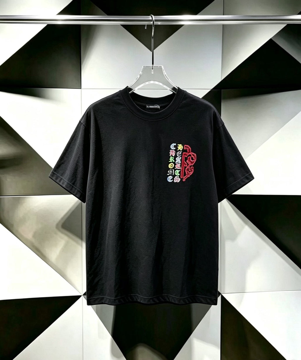 Chrome Hearts Multicolor Cross Graphic T-Shirt