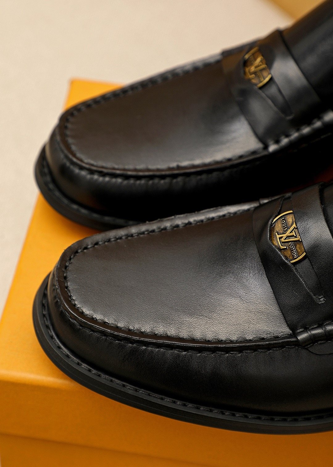 Louis Vuitton Black Hardware Loafers