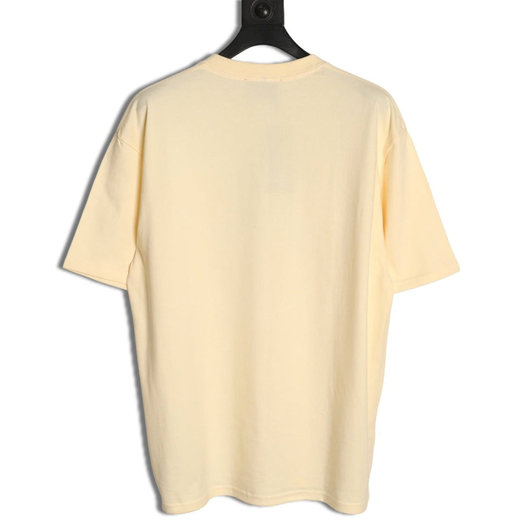 Gucci Doodle Dinosaur Graphic T-Shirt - Pale Yellow